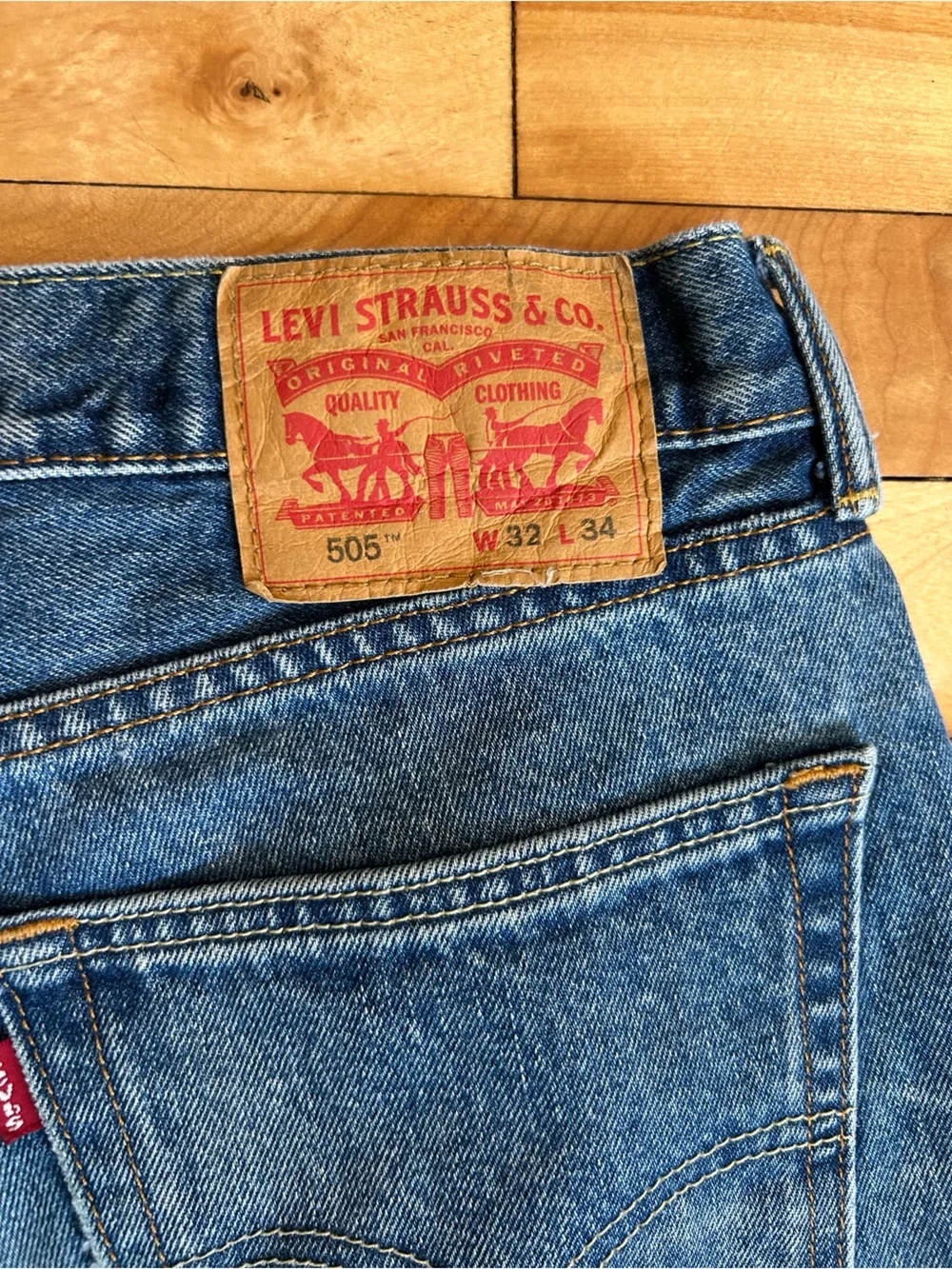 Levi’s Jeans 505 Classic Blue Men's Denim 32x34